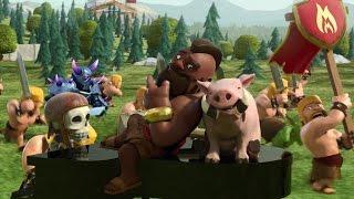 Clash of Clans - как атаковать неграми (хогами, свинками) на 8 ТХ