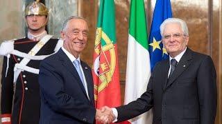 Quirinale: Il Presidente Mattarella incontra il Presidente del Portogallo