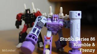 Transformers Studio Series 86 Rumble & Frenzy | MrLoubat Review No. 24