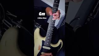 Clean tone Blues guitar licks - G Minor 