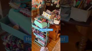 Craft/junk journal room reset! #junkjournal #craftorganization #craftygirl