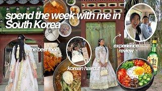 week in South Korea: trying on hanboks, eating new food, etc. 