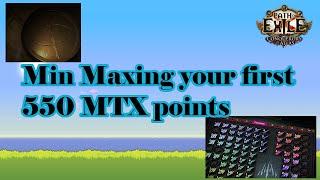 Path of Exile - Min Maxing your first 550 MTX points