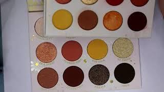 Colourpop Daisy Does It Palette Swatches