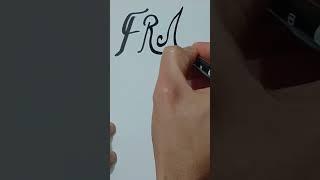 Writing of the name FRANCE - How to write FRANCE