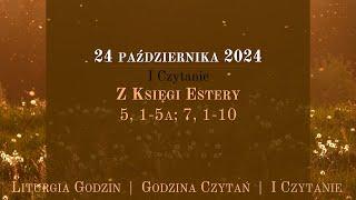 #GodzinaCzytań | I Czytanie | 24 października 2024