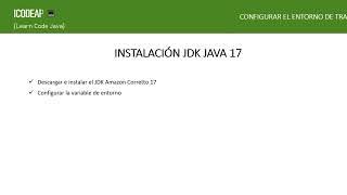 Cómo instalar y configurar el JDK 17 de Java en Windows