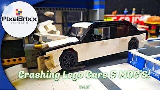 🟢 I crashed Lego Cars & MOC's in my updated crash test facility!