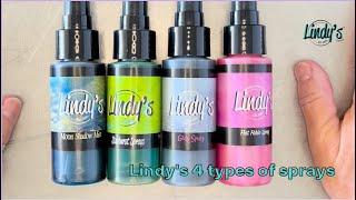 Lindy's Stamp Gang: 4 types of sprays