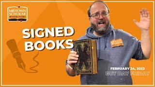 Signed Books 101  Buy Day Friday  February 24, 2023