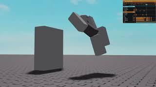 running and jumping over a block | Roblox Animation | Day 3