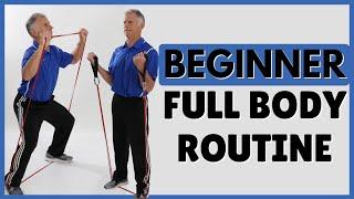 10 Minute Beginner Large Loop Resistance Band Workout- At Home Full Body Routine