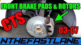 ▶️How To Remove And Replace Front Brakes On A Cadillac CTS