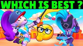 Brawl Stars All Emz Skins Comparison! | Super Fan Emz Vs DJ 3.M.Z