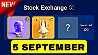 X Empire Investment Fund Today 5 September | Musk Empire Daily Combo | X Empire Investment Today