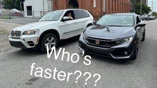 2011 BMW E70 X5 Diesel VS. 2019 Honda Civic Si