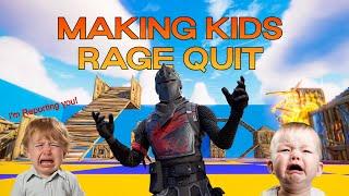 Spamming Crashout Kids with Minigun (Fortnite Trolling)