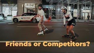 Pushing the Pace | Speedskater and Street Skater mic’ed up in New York City (rollerblading)