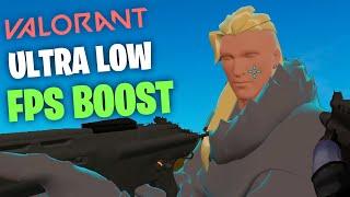 Valorant ULTRA LOW Graphics Tutorial - FPS  Boost, Fix Lag & Stuttering