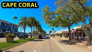 Cape Coral Florida Driving Through