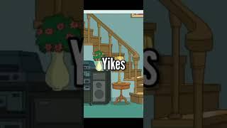 Peter falls down from stairs #familyguy #funny #comedy #shorts