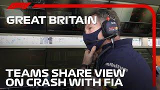 Mercedes And Red Bull Post-Crash Radio With The FIA | 2021 British Grand Prix