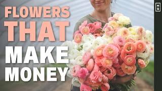 5 Most Profitable FLOWERS to Grow On The Small Flower Farm