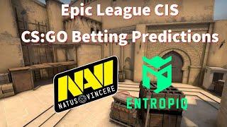 CS:GO Betting Predictions - Natus Vincere vs. Entropiq - Epic League CIS