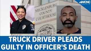 Truck driver pleads guilty in CMPD officer Mia Goodwin's death