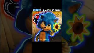 Sonic parpose to the eagle  #sonic #sonicthehedgehog #sonicmovie #edit #viralvideos #shortsfeed