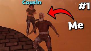 Me and my Cousin Try to escape Hell Chained Together!