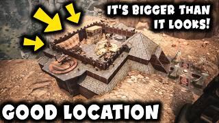 It's bigger than it looks! - Castle in a Good Location | Conan Exiles