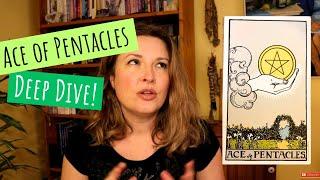 Ace of Pentacles: Tarot Card Meaning Deep Dive