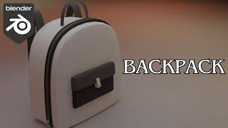 Backpack | Blender Modeling Timelapse