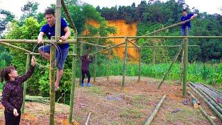 FULL VIDEO: 200-Day Journey to Construct a New Bamboo House - Building Bamboo House Start to Finish