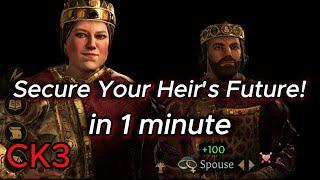 How to Keep Your titles in 1 Minute Crusader Kings 3