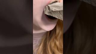 CLAY EATING ASMR BY SWEET CHALK #brownclay #multanimitti