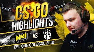 CSGO Highlights: NAVI vs BIG @ ESL One Cologne 2018