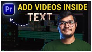 Add any video Inside Text in Premiere Pro | Track Matte Key | Lalit Mohan Pandey