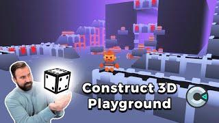 Construct 3D Playground - Using all of the 3D Plugins