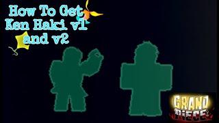 How to get observation haki [ken haki] v1 and v2 - Roblox Grand Piece Online