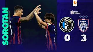 Penang FC 0 - 3 Johor Darul Ta'zim | Sorotan Liga Super 24/25 | #UMOBILE #UFAMILY128