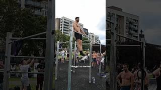 Perfect form explosive muscle ups? (188cm/92kg)