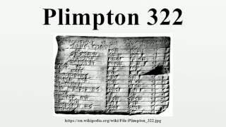 Plimpton 322