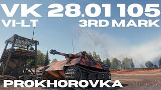 World of Tanks Replays - VK 28.01 105 - 6.3K Spot Damage in tier 7