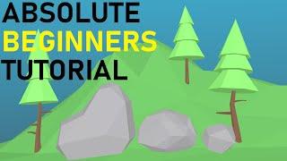 Make Low Poly Rocks | Roblox Tutorial #2 | Blender 2.79