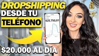 ¡Cómo Empezar Dropshipping DESDE TU MÓVIL y OBTENER VENTAS (PASO A PASO)  | Shopify Dropshipping