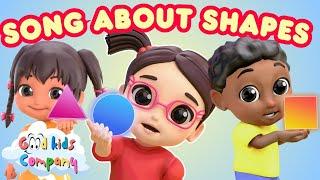 Song About Shapes + Learn about Circles, Triangles, Rectangles, and Squares | Good Kids Company