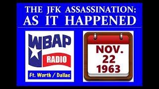 JFK'S ASSASSINATION (11/22/63) (WBAP-RADIO; FORT WORTH, TEXAS)