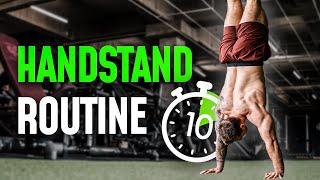 Handstand lernen mit nur 10 Minuten am Tag! | Anfänger Routine